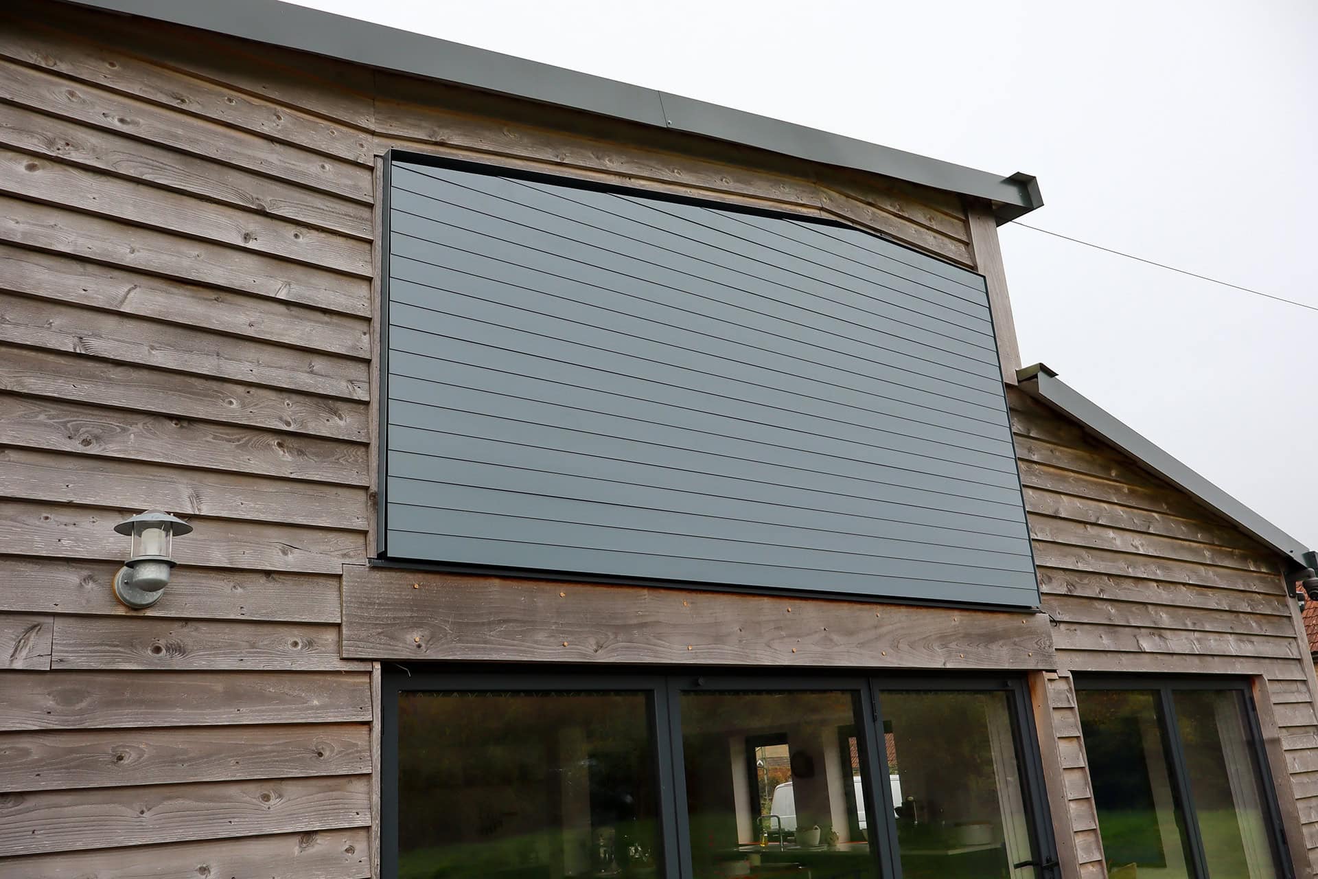 Gesloten lamellen in trapezium vorm