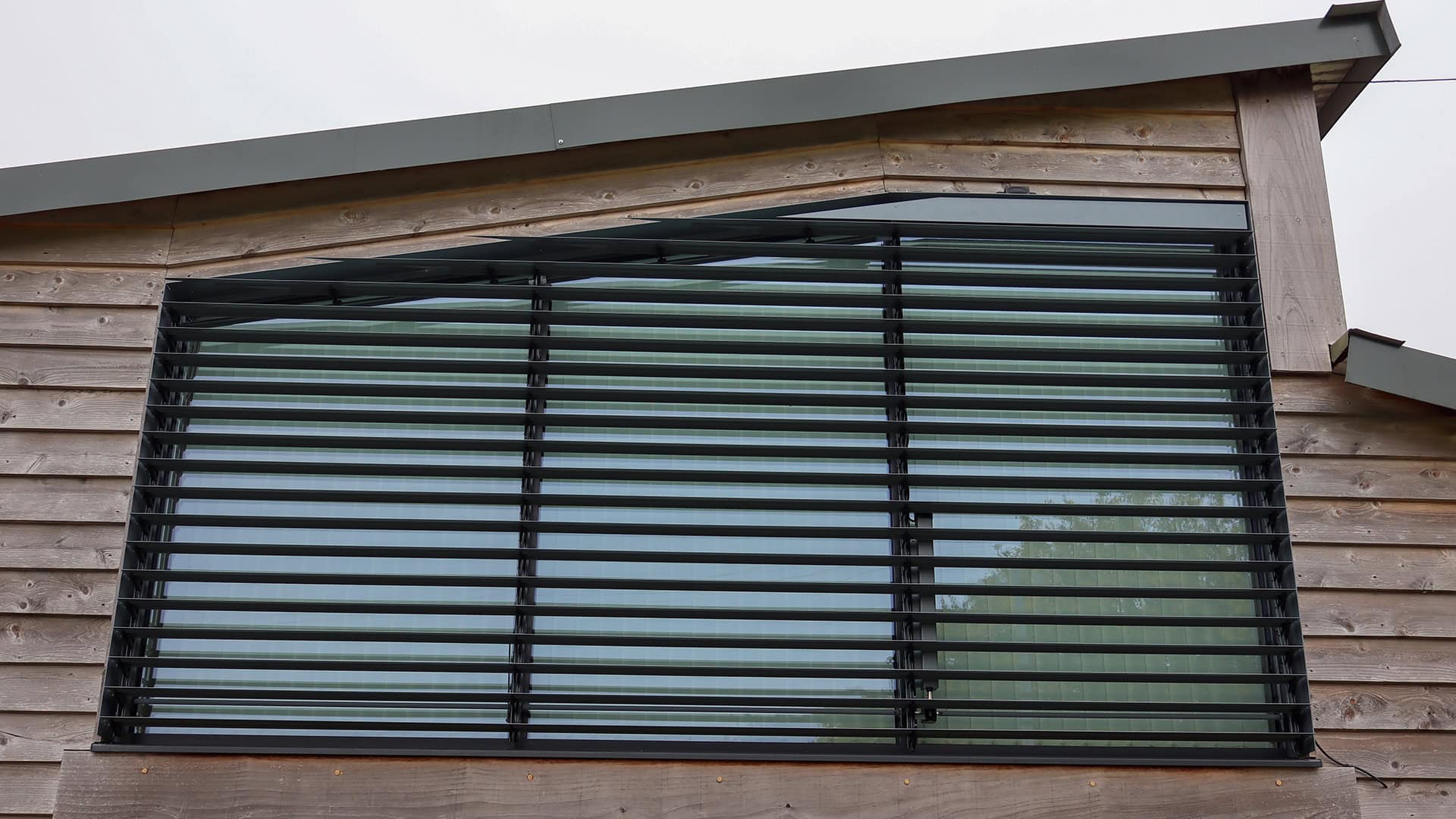 Open lamellen in trapezium vorm